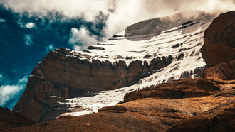 Mount Kailash in the Himalayas range is considered the holiest mountain of Tibet