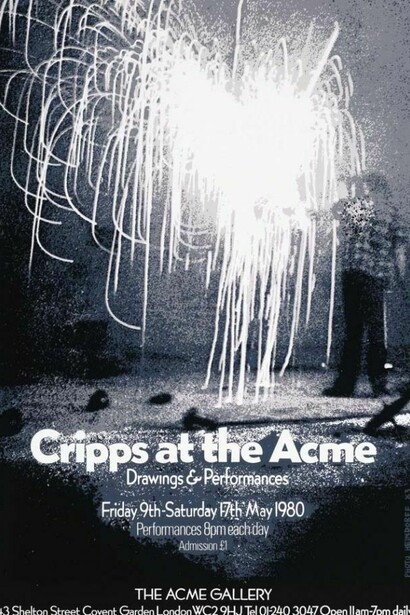 Exhibition Poster ‘Cripps at the Acme’ (1980), Courtesy Acme Studios