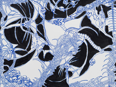 Wombat, Kaleidoscoping nightmare (detail), 2026. Courtesy of Ruttkowski;68