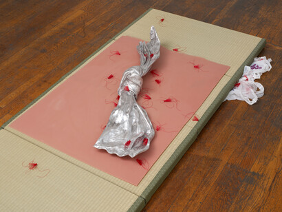 Lotus L. Kang, Azaleas, exhibition view. Courtesy of Commonwealth and Council Gallery