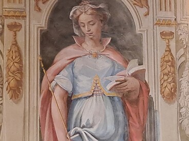 Italia, Frascati, Villa Sora, Salone delle Muse, particolare del Registro inferiore, ph. Anastasia Maria Luciani