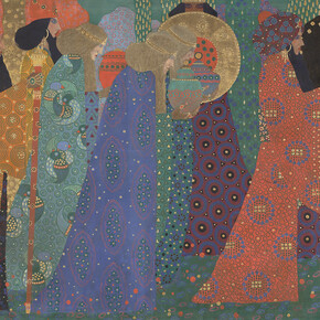 Vittorio Zecchin (1878-1947), Les mille et une nuits, vers 1914, Huile sur toile, 171 × 384 cm, Paris, musée d’Orsay, achat, RF 2012 24 © Musée d’Orsay, dist. RMN-Grand Palais / Patrice Schmidt © Droits réservés