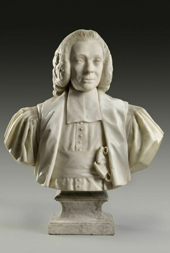 Jean-Antoine Houdon (1741–1828), Armand-Thomas Hue, Marquis de Miromesnil, 1777, Marble, The Frick Collection, New York, purchased 1935, Photo: Michael Bodycomb