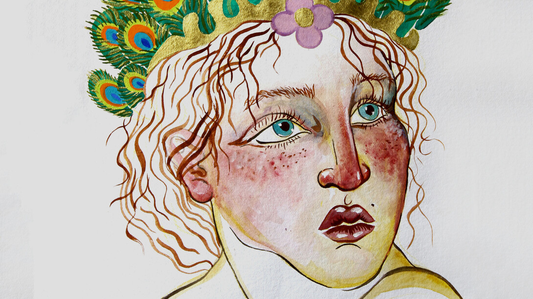 Margaux Laurens-Neel, L'orguei (détail). Avec l'aimable autorisation du musée Gustave Moreau