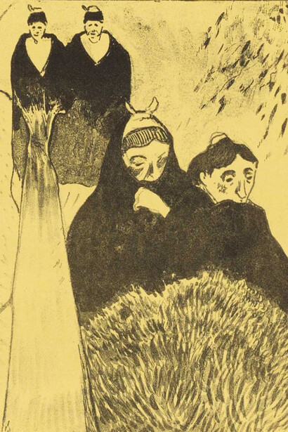 Paul Gauguin, Die alten Jungfern von Arles, 1889. Mit freundlicher Genehmigung des Kunstforum Wien