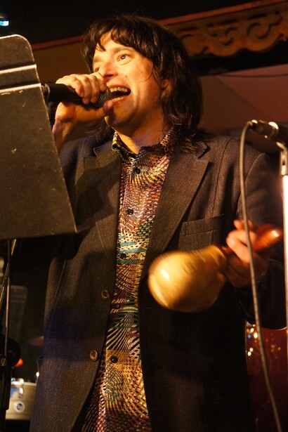 Jorge Luis Rojas ("Rojitas") at Jesus Alemany and La Reunion concert, Lulaworld 2015. Photo credit: Catalina Maria Johnson