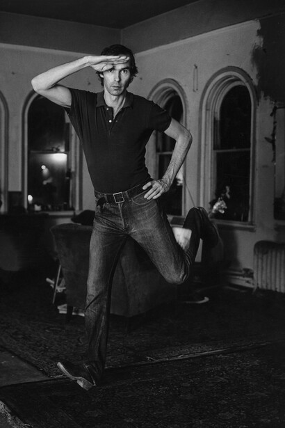 Peter Hujar, Self-Portrait Jumping (I), 1974 © The Estate of Peter Hujar, courtesy Fraenkel Gallery, San Francisco