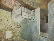 Eric Ravilious, The Bedstead, 1939 (inverted). Courtesy of Towner Art Gallery 