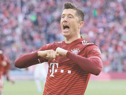 Robert Lewandowski delantero del Bayern de Múnich y en las ultimas semanas lo sitúan en la orbita del FC Barcelona