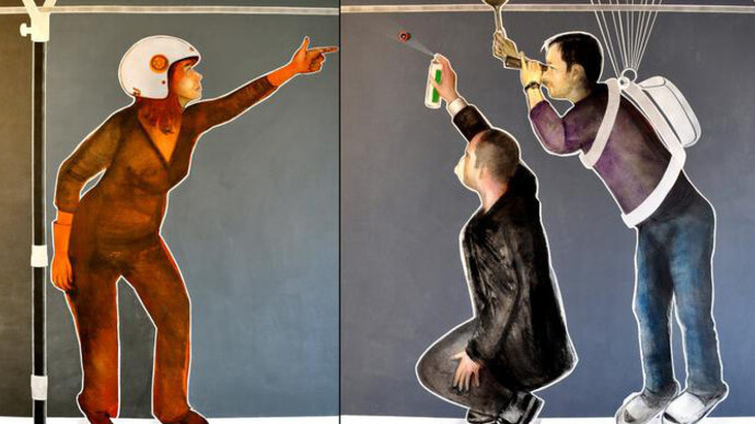 Dialogue. Courtesy of Ayyam Gallery