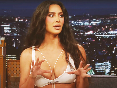 Kim Kardashian on Jimmy Fallon show