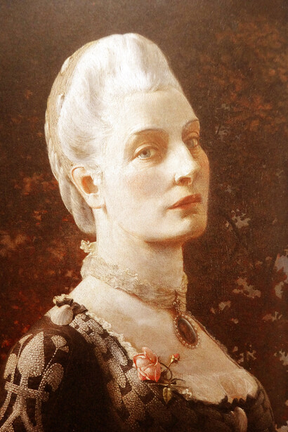 Robert Bateman. The Artist's Wife, dettaglio