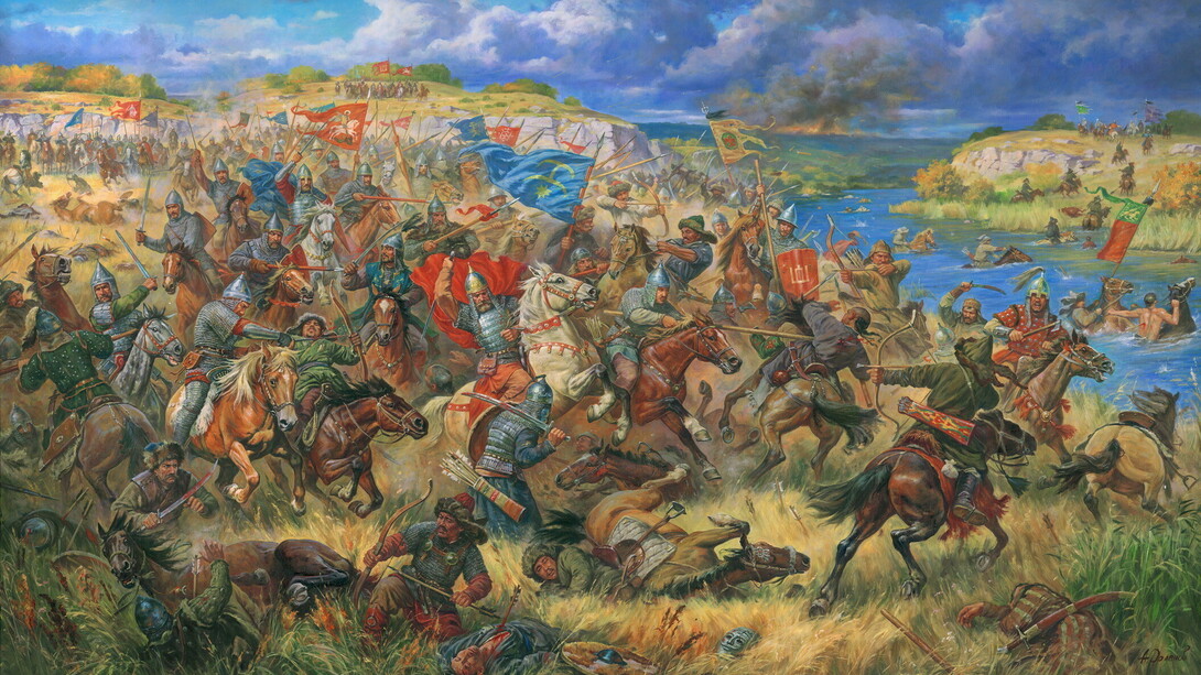 Batalla de las Aguas Azules entre los ejércitos del Gran Ducado de Lituania y la Horda de Oro, 1362