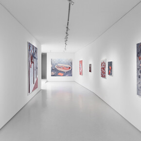 Adam Lupton, Too sure of the sun, exhibition view. Courtesy of Galerie Judin
