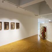 Oscar Giaconia, Mockupaint, vista della mostra. Per gentile concessione del LabOratorio degli Angeli