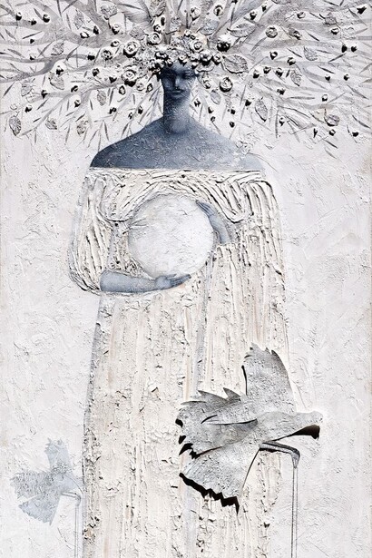 Ierofania in bianco cristallo