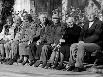 Al aire libre en una residencia