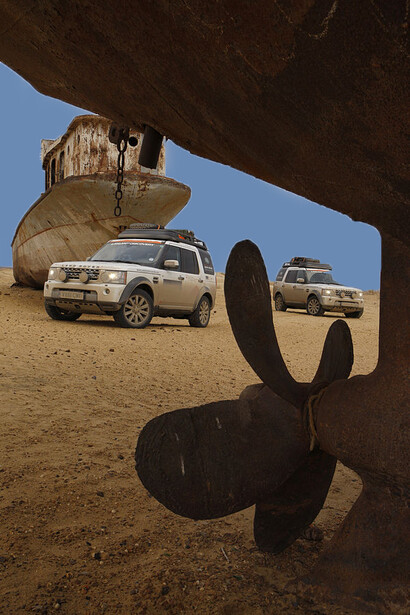 Wheels not propellers are needed now to navigate the Aral sea