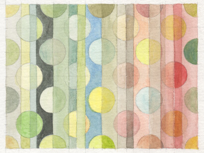 Transition 1, watercolour and pencil, 12 x 8 cm, Mark Weighton 2020