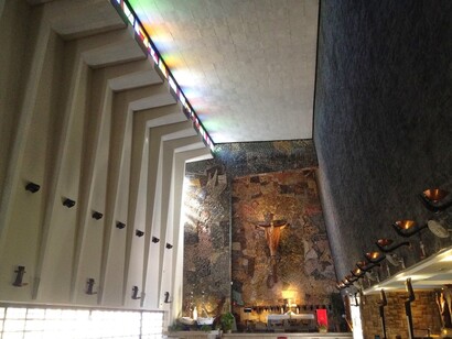 General view of the Church of St. Nicholas in Grao de Gandía, Spain