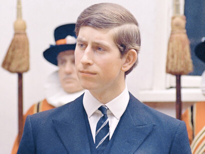 Rey Carlos III de Inglaterra en su juventud