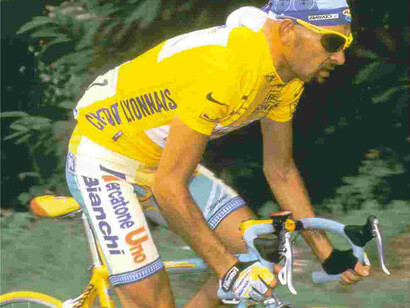 Marco Pantani en carrera