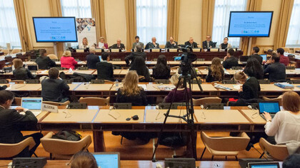 The debate "Migration and human solidarity, a challenge and an opportunity for Europe and the MENA region"