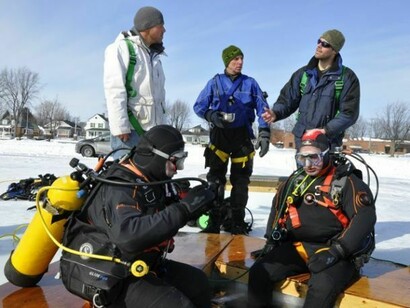Véronique Bouton, Ice Diving 