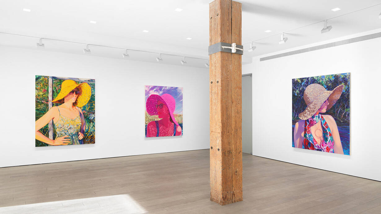 Sebastian Blanck, My heart and eye agree, exhibition view. Courtesy of Miles McEnery Gallery