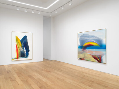 Paul Jenkins, exhibition view. Courtesy of Timothy Taylor