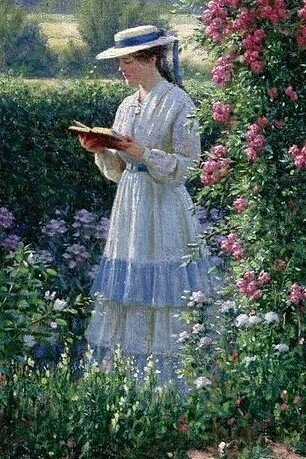 Pintura victoriana: «Dulce soledad» (1919), Edmund B. Leighton