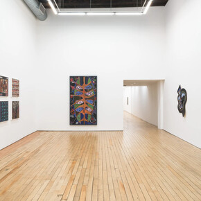 Reginald Madison, Lucid dreamer, exhibition view. Courtesy of Rachel Uffner Gallery 