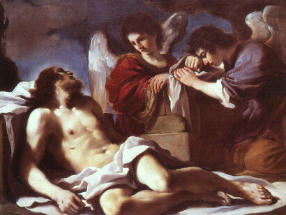 Guercino. Compianto degli angeli