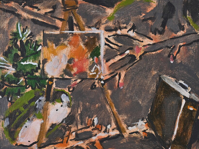 David Milne, Easel, c. 30 September 1945. Courtesy of Mira Godard Gallery