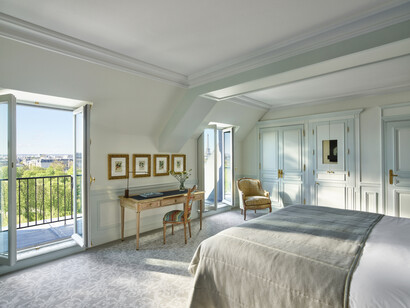 Le Meurice, Paris, Executive room balcony