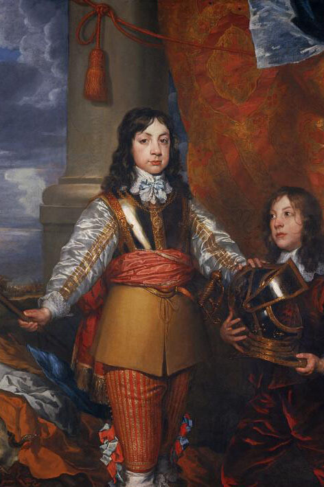 William Dobson, Charles II, 1630 - 1685. King of Scots 1649 - 1685. King of England and Ireland 1660 - 1685 (When Prince of Wales, with a page)