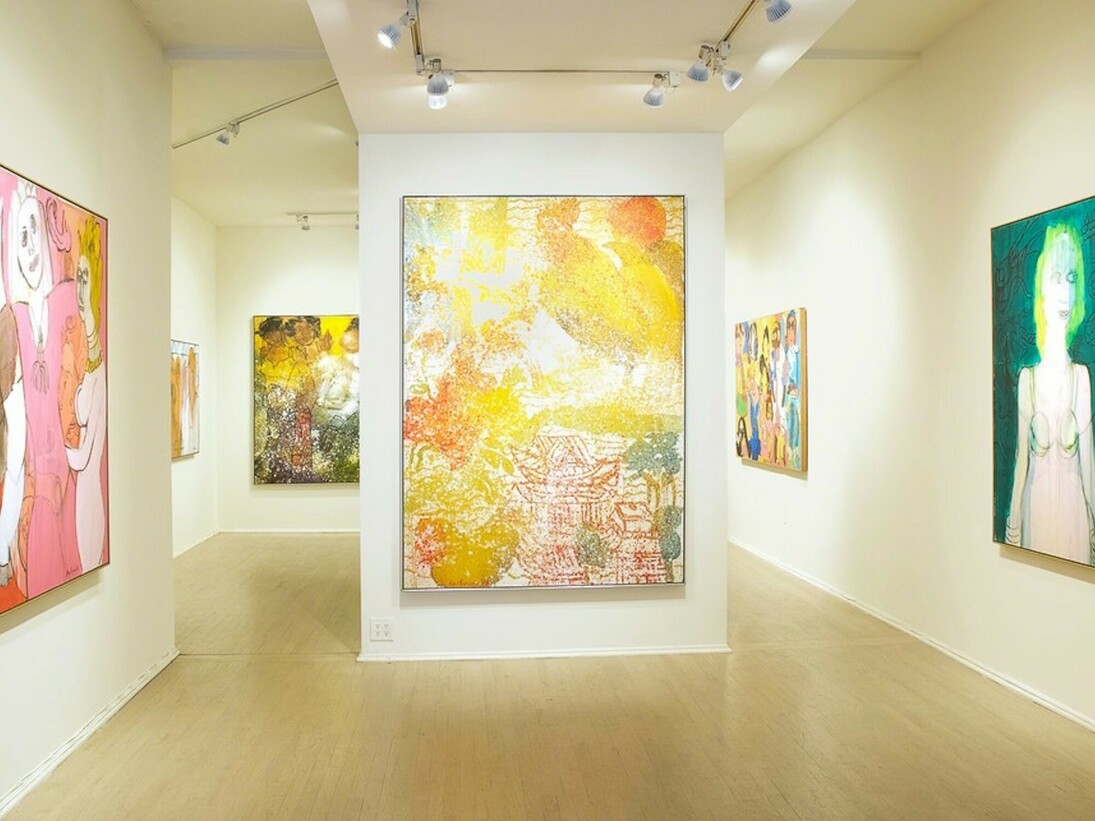 Grace Hartigan. The Late Paintings, Exhibition view. Courtesy of C. Grimaldis Gallery