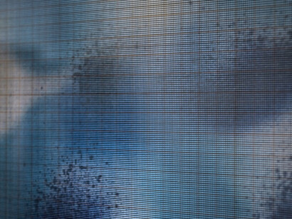 Erik Saglia, Untitled, 2015, 24 x 29 cm, Stampa su carta millimetrata e vernice spray su carta, particolare