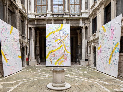 The Spark Is You: Parasol unit in Venice. Installation view at Conservatorio di Musica Benedetto Marcello di Venezia. Photography by Francesco Allegretto. Courtesy of the artists and Parasol unit foundation for contemporary art.