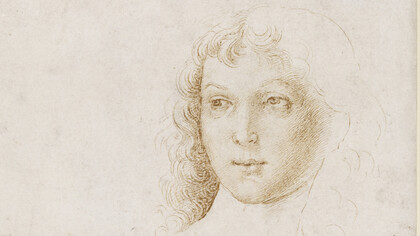 Raffaello, Studio di un volto © Ashmolean Museum, University of Oxford