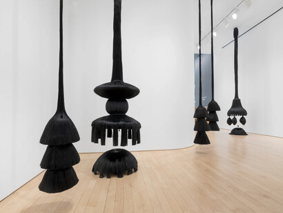 Merryn Omotayo Alaka and Sam Frésquez, Your birth is my birth, exhibition view. Courtesy of Jane Lombard Gallery