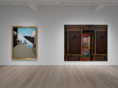 Various artists, The street, exhibition view. Courtesy of Gagosian