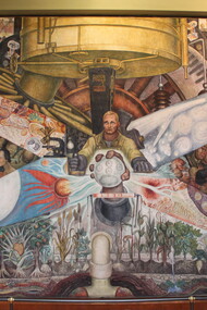 «El hombre controlador del universo» (o «El hombre en el cruce del camino»), 1934, Diego Rivera