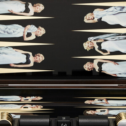 Marilyn Monroe backgammon 
