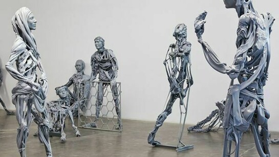 Pawel Althamer, The Neighbors, 2014, Exhibition view, New Museum. Photo: Benoit Pailley