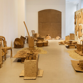 Sandra Poulson, Dust as an accidental gift, exhibition view. Courtesy of ChertLüdde Gallery