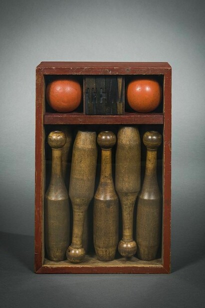 John Sideli, Ten, 2010, Mixed media, 17 ½ x 11 ½ x 4 7/8 in.
