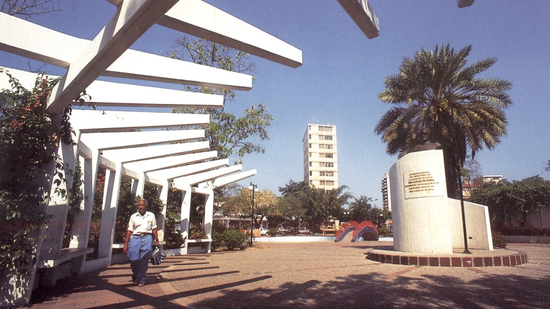 Plaza Alonso de Ojeda en Ciudad Ojeda, estado Zulia, Venezuela