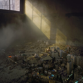 Jiang Pengyi, Unregistered City No.1, archival pigment print on otton rag paper, 150x209cm, 2008