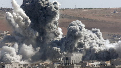 US air strikes against IS